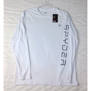 Spyder Active Shirt Mens Long Sleeve Large Athletic Running Training Loungewear